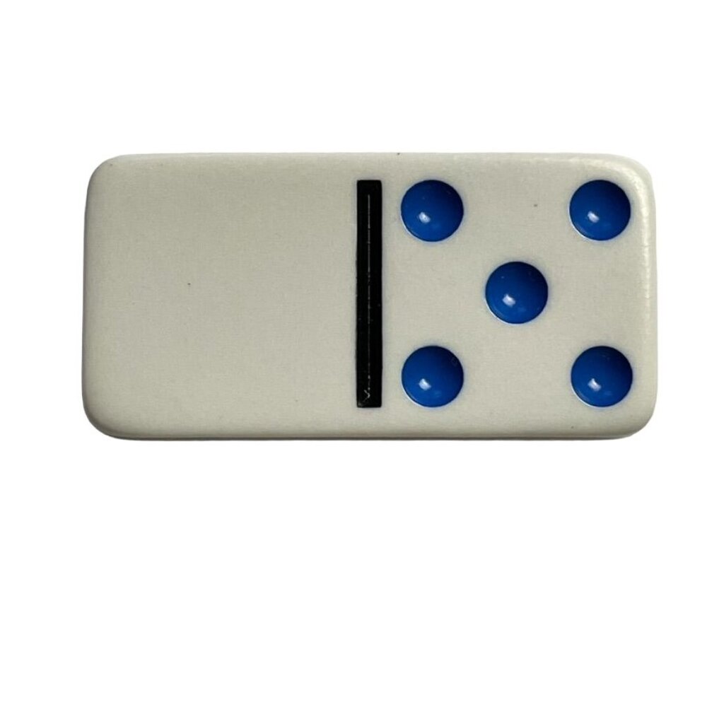 Double Nine Dominoes Replacement Tile 0 5 Color Dot Vintage 1998 mq